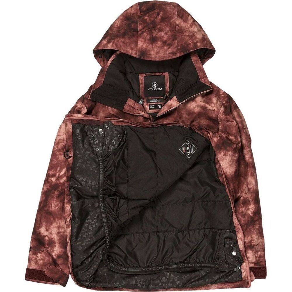 Volcom Women’s Fern Gore-Tex Pullover Insulated Jacket Small Snowboarding Ski - Picture 7 of 12